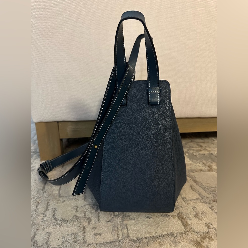 Loewe hammock bag in rare indigo teal color